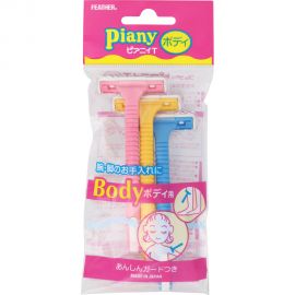 1号仓-松本清 Piany 身体用刮毛刀 防刮伤 3支