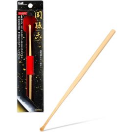 1号仓-贝印 KAI关孙六 天然真竹 手工打造 小圆勺头 手工真竹耳勺 1支 触感温和 附蓬松梵天球 