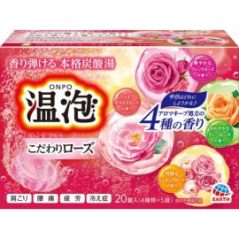 1号仓-安速 温泡系列 持久温暖感 舒缓疲劳 炭酸入浴剂 40g×20粒 碳酸气泡 温泉成分 滋润肌肤