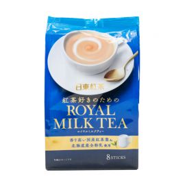 2号仓-日东红茶 醇香浓郁丝滑口感速溶冲饮 经典原味皇家奶茶 14g×8包 北海道产全脂奶粉搭配香气浓郁红茶