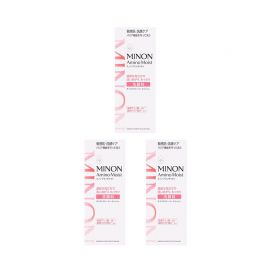 1号仓-第一三共蜜浓 绵密泡沫 深层清洁 温和洁净 洁面乳100g 3个装 MINON 干敏感肌 维护肌肤屏障 温和配方