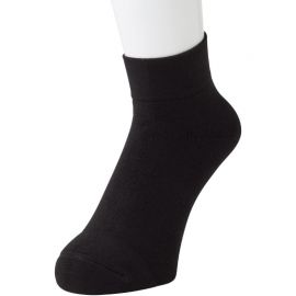 1号仓-kokopita 4倍保温结构 锁温不易散热 脚尖保暖 女士短筒袜 1双 黑色 23-25cm 吸湿发热吸汗速干 保湿除味