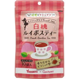 2号仓-山本汉方 白桃博士茶南非国宝茶 路易波士茶 安神舒缓压力焕肤养颜 2g×10包