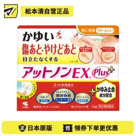 2号仓-小林制药 Atnon EX+乳霜 烫伤祛疤膏 修复淡化烫伤受伤疤痕 消炎止痒 加强版 10g 【第2类医药品】