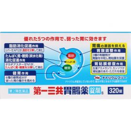 【停产】2号仓-第一三共 助消化增强胃功能缓解饭后胃胀恶心 肠胃药片剂 320粒 healthcare 中和胃酸抑制胃痛【第2类医药品】