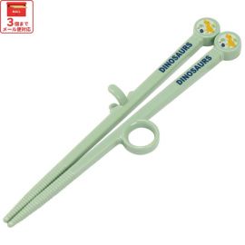 1号仓-斯凯达 辅助结构设计 防滑凹槽 固定式双环 儿童训练筷子 1双 基础款 恐龙造型 Skater 2～5 岁儿童适用安全材质 养成正确的握筷姿势