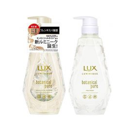 1号仓-力士Luminique 深层滋养修护发丝 小晶钻植萃无硅油洗护套装 薰衣草睡莲 洗发水450g＋护发素450g LUX 天然精油滋润发梢