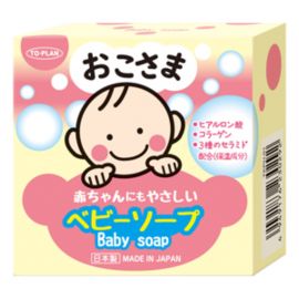 1号仓-TO-PLAN东京企划贩卖 宝宝沐浴香皂 玻尿酸成分滋润保湿 温和洗净呵护婴儿肌肤 100g