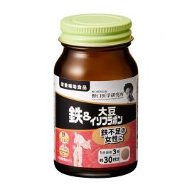 2号仓-野口医学研究所 2022年新版 铁和大豆异黄酮胶囊 成年女性补充雌激素 90粒