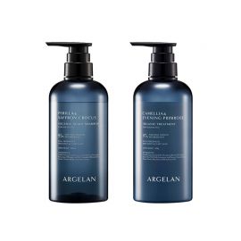 1号仓-松本清ARGELAN 有机护理 双重植物精华 保湿控油 温和洁净 洗发水 450ml＋护发素 450g 滋养顺滑 柑橘草本香 调理头皮环境 改善出油头屑发痒