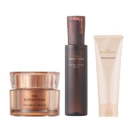 1号仓-松本清 THE RETINOTIME 高保湿抗衰老A醇系列 泡沫洗面奶120g+化妆水160ml+面霜30g【寒冷地区慎拍，易冻结】