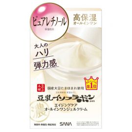 1号仓-莎娜 抗皱淡纹改善干燥 豆乳美肌紧致润泽凝胶面霜 100g SANA 5效合1精简护肤