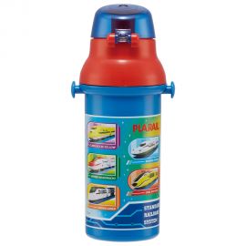 1号仓-SKATER斯凯达 普乐路路PLARAIL儿童抗菌直饮式塑料水壶 轻量宽瓶口 附名字贴纸 480ml 1个