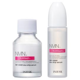 1号仓-松本清INJESK NMN 10000 改善肤色不均 缓和暗沉细纹 双效鲜活滴管精华 18ml+0.5g 烟酰胺 高保湿 密集修护 提升弹润感