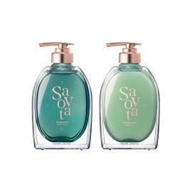 1号仓-Savon du Savota 三重植物成分 盈润蓬松 保湿修护 洗发水 420ml＋护发素 420g  仙人掌花香 &nine 减少毛躁断裂 缓解干燥 密集修护