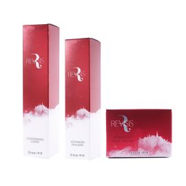 1号仓-原泽制药 REVISIS 保湿滋润调理肤质 神经酰胺 高浸透保湿化妆水150ml＋乳液100ml＋面霜60g 无香料 无酒精 积雪草提取物