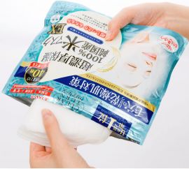 1号仓-高丝CLEAR TURN 6合1紧致嫩肤 超浓厚保湿大米面膜 40片 KOSE 深入毛孔补水保湿细腻