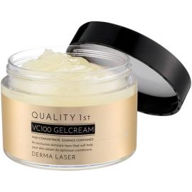 1号仓-QualityFirst肤丽泽 高浓度VC保湿啫喱面霜 紧致毛孔改善暗沉 80g DERMA LASER 皇后的秘密同公司出品