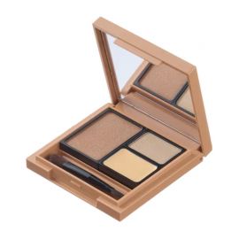 1号仓-K-Palette 自然柔和 轻薄柔雾 弱化眉色 眉粉盘 4g 日常眉妆 淡眉遮瑕 双头专业刷具 