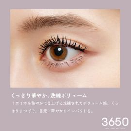 1号仓-3650 防晕染浓密纤长卷翘速干持久 纤长睫毛膏 6.5g 温水可卸 梶惠理子同款