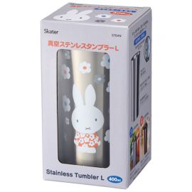 1号仓-斯凯达 双层真空 不锈钢保温水杯 400ml 米菲兔 1个 Skater 保温保冷 宽口水杯 Miffy
