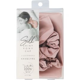 1号仓-蔻吉特 100%真丝 减少摩擦 发尾护理 防打结发袋 1个 香槟粉 防静电 睡帽睡眠发带 触感顺滑