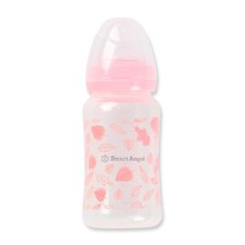 【取扱中止】1号仓-西松屋 婴儿宽口奶瓶 蓝色粉色2支装 250ml 0岁新生儿可用