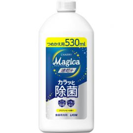 1号仓-狮王 CHARMY Magica 速干 快速除菌 去油除污 洗洁精替换装 530ml 清新柠檬香气 去除顽固污渍