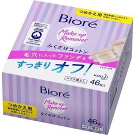 1号仓-Biore碧柔 净颜柔润洁面棉（补充装） 46枚