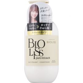 1号仓-高丝BIOLISS 天然植物护发素 顺直秀发款 480ml KOSE 顺直卷发 改善发芯空洞