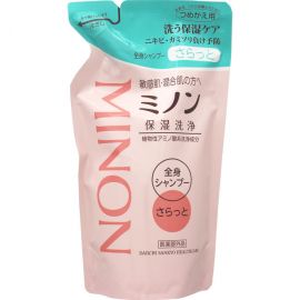 1号仓-第一三共 MINON蜜浓 全身沐浴露 清爽型 380g 替换装