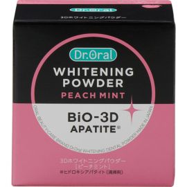 1号仓-Dr.Oral蒂奥拉 深层美白 清除牙齿黄渍 呵护牙龈 粉末牙膏 桃子薄荷 25g 清新口气 柠檬酸 去除黄渍牙垢 