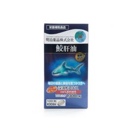 2号仓-明治药品 新健康kirari系列 提升免疫力 辅助降三高 中老年保健 高纯度鲛肝油精华软胶囊 90粒 健康管理 美容养护
