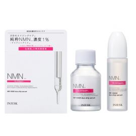 1号仓-松本清INJESK NMN 10000 改善肤色不均 缓和暗沉细纹 双效鲜活滴管精华 18ml+0.5g 烟酰胺 高保湿 密集修护 提升弹润感