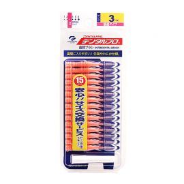 1号仓-丹特博 深入清洁齿缝呵护牙龈 牙缝刷I字型 3号1.0mm 10支装 强韧可弯曲清洁齿缝死角