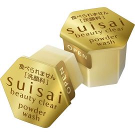 1号仓-佳丽宝水之璨 滋润保湿 去角质 清洁毛孔 酵素洗颜粉 金色版 32粒 嘉娜宝 Kanebo suisai 美容油 深层滋润 双酵素 带保湿感