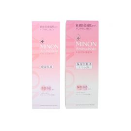 1号仓-第一三共 MINON蜜浓 水乳套装  氨基酸 敏感肌滋润高保湿化妆水滋润型1号150ml+乳液100g【寒冷地区慎拍，易冻结】