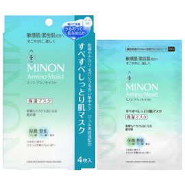 1号仓-第一三共 MINON蜜浓 氨基酸 敏感肌混合肌用 滋润整肌面膜 4片