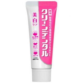 1号仓-第一三共clean dental 美白牙齿去除牙渍暗沉 去渍亮白型牙周防护牙膏 50g 防止牙石沉积烟草污垢