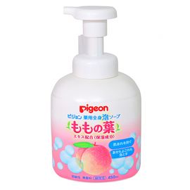 1号仓-贝亲 呵护宝宝肌肤 桃叶植物 保湿抗痱 婴儿泡沫洗护液 450ml Pigeon 保护宝宝肌肤屏障 低刺激配方 舒缓干燥
